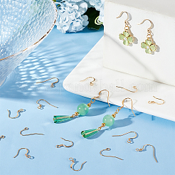 180 шт. 6 латунных крючка для сережек&nbsp;KK-PH0005-13