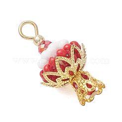 7 шт. подвеска в виде торта из стеклянного бисера&nbsp;PALLOY-MZ01232