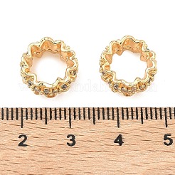 Латунные бусины с крупными отверстиями&nbsp;KK-A286-07G