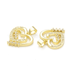 Стойки обшивки латунь микро проложить Циркон подвеску&nbsp;KK-C011-44G