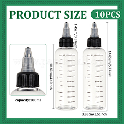 Прозрачная пластиковая бутылка&nbsp;LS-MRMJ-WH0062-17B