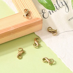 Латунные застежки-клешни с двойным открытием&nbsp;KK-WH0043-10A