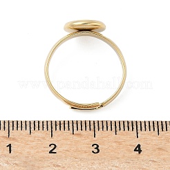 Регулируемое кольцо из латуни&nbsp;KK-K414-08G