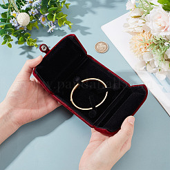 Упаковка для ювелирных изделий из ворса бархатные коробки&nbsp;CON-WH0200-04A