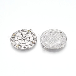 Латунные микро проложить кубического циркония подвески&nbsp;ZIRC-T016-17