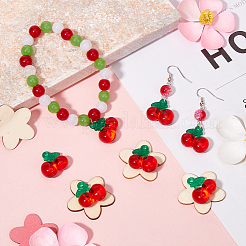 30 шт. подвески в виде фруктов из смолы&nbsp;CRES-SC0002-94