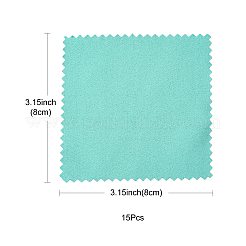 15 шт. ткань для полировки серебра&nbsp;AJEW-FS0001-45