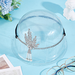 1шт. ободки из цинкового сплава со стразами&nbsp;OHAR-HY0001-03P