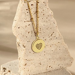 4шт 2 цвета экологически чистые латунные подвески из кубического циркония с микропаве&nbsp;ZIRC-BC0001-04