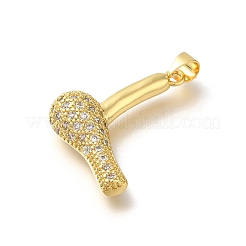 Реечное покрытие латунь с подвесками из кубического циркония&nbsp;KK-Z086-42G