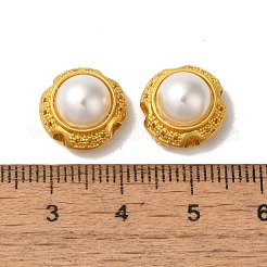 Обшивка стойки полукруглые латунные бусины&nbsp;KK-F873-31MG