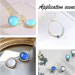 50шт 3 цвета стеклянные кабошоны&nbsp;GGLA-YW0005-01D