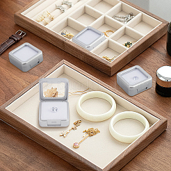 Пластиковые свободные коробки для демонстрации драгоценных камней с бриллиантами&nbsp;CON-WH0094-13A