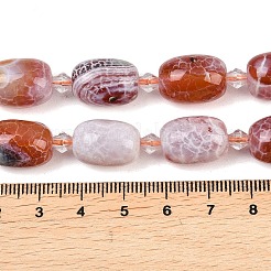 Природные пожары треск агат бисер нитей&nbsp;G-K393-G02-12x16