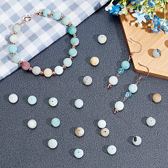 Натуральный цветок амазонитовые бусины пряди&nbsp;G-AR0003-85