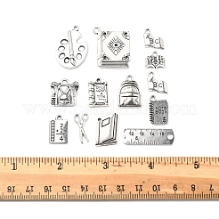 36шт 12 стильные подвески из сплава в тибетском стиле на День учителя&nbsp;TIBE-FS0003-28