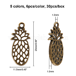 Подвески с открытой спиной в виде котенка из полого сплава&nbsp;PALLOY-OC0002-65-RS