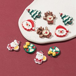 10шт 5 стиля непрозрачные подвески из смолы RESI-FS0001-29