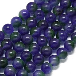 Натуральный Malaysia нефритовые бусы пряди&nbsp;G-B165-C02-12mm