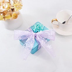 Сетчатые ленты со снежинками в стиле деко&nbsp;OCOR-P010-G09