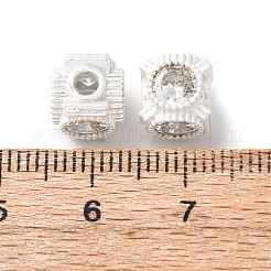 Латунные бусины из фианита&nbsp;KK-C157-27S