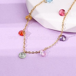 Браслеты с подвесками из нержавеющей стали 304&nbsp;LS-BJEW-A047-04G