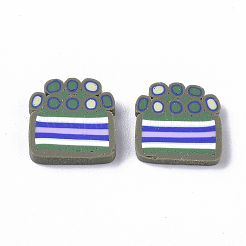 Кабошоны из полимерной глины ручной работы CLAY-S091-038