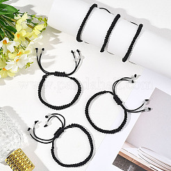 12шт плетеный браслет из нейлонового шнура&nbsp;BJEW-SP0001-27A