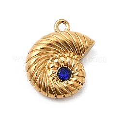 Подвески из нержавеющей стали 304 с микропаве из стразов&nbsp;STAS-G369-08G