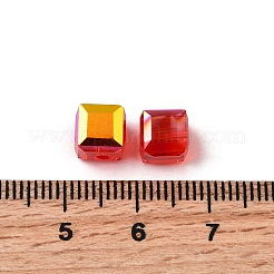 Гальваническим стеклянные бусины&nbsp;EGLA-G040-01A-AB03