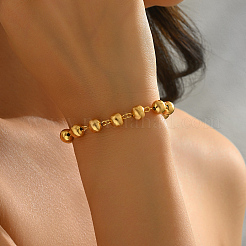 Браслеты из латунных круглых бусин для женщин&nbsp;NG2159