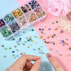 1000шт 10 цвета гальванические стеклянные бусины&nbsp;EGLA-YW0005-05