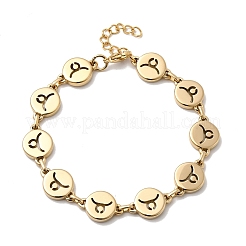 Браслеты-цепочки из нержавеющей стали 304 с изображением созвездий.&nbsp;BJEW-I239-01G-11