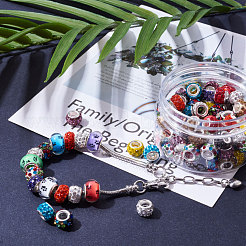 Полимерная глина горный хрусталь Европейский бисером CPDL-NB0001-05