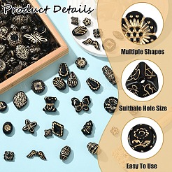 150 г непрозрачных акриловых бусин&nbsp;MACR-YW0004-22