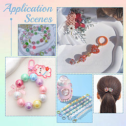 17 набор бусин из акрила и смолы смешанного стиля&nbsp;OACR-PH0004-03