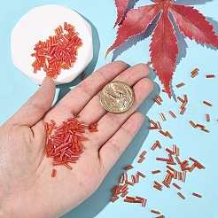 10 г прозрачные радужные стеклянные бусины&nbsp;GLAA-YW0004-56A