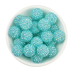 AB-цвет смолы горный хрусталь бисер&nbsp;RESI-S315-18x20-14