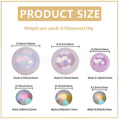 90 г смоляных кабошонов&nbsp;RESI-CP0001-09