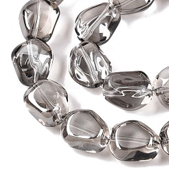 Стеклянные бусины с гальваническим покрытием &nbsp;EGLA-T021-08K