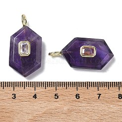 Граненые подвески из натуральных смешанных камней&nbsp;G-F819-01G