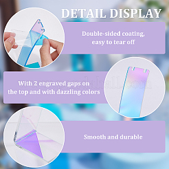 Акриловые висячие серьги с наклоном назад&nbsp;LS-EDIS-WH0012-43