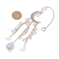 Стеклянный кулон украшение&nbsp;HJEW-TA00087-03