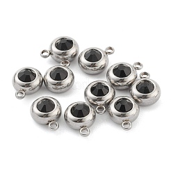 201 подвеска из нержавеющей стали со стразами&nbsp;STAS-Z009-03B-03P