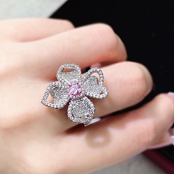 Латунные кольца со стразами для женщин&nbsp;FS-WGC1A7E-03