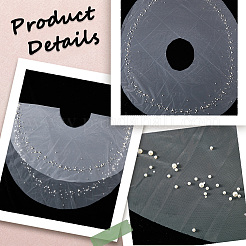 Женские тюлевые воротники&nbsp;AJEW-WH20001-37B