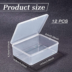 12 шт. пластиковые контейнеры для бусин&nbsp;CON-BC0008-07