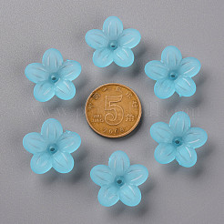 Матовые акриловые колпачки из бисера&nbsp;MACR-S371-08A-755