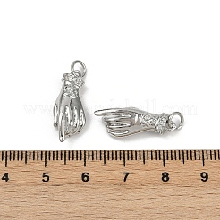 Латунные микро проложить кубического циркония подвески&nbsp;KK-C093-01D-P