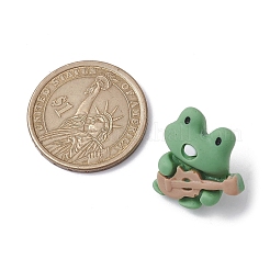 Булавки для карты кабошона из смолы лягушки&nbsp;AJEW-TB00011-01